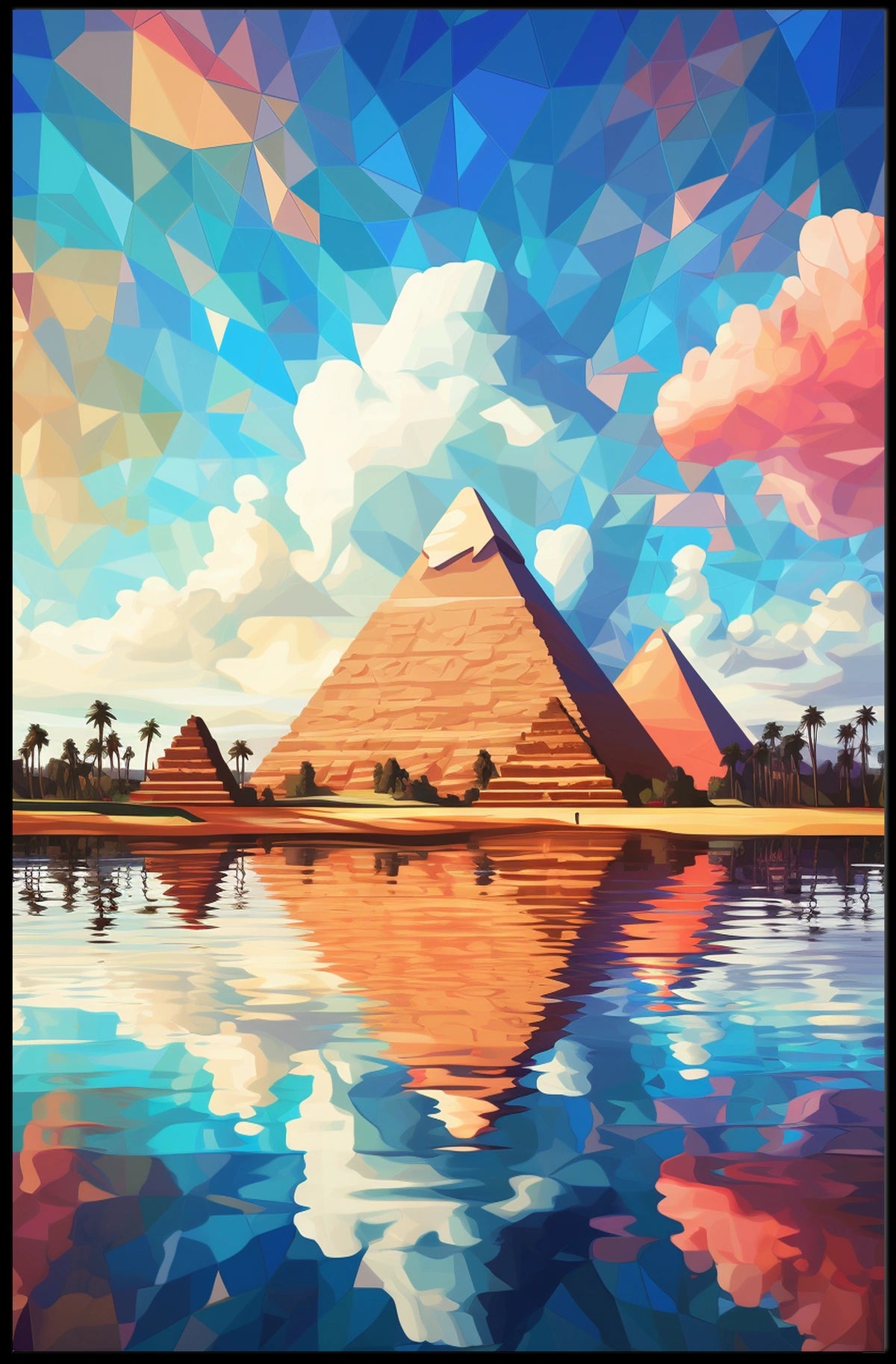 Great Pyramids of Egypt Cultural or Heritage Poster