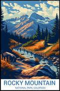 Rocky Mountain National Park Poster