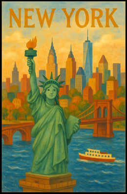 New York City Skyline Poster