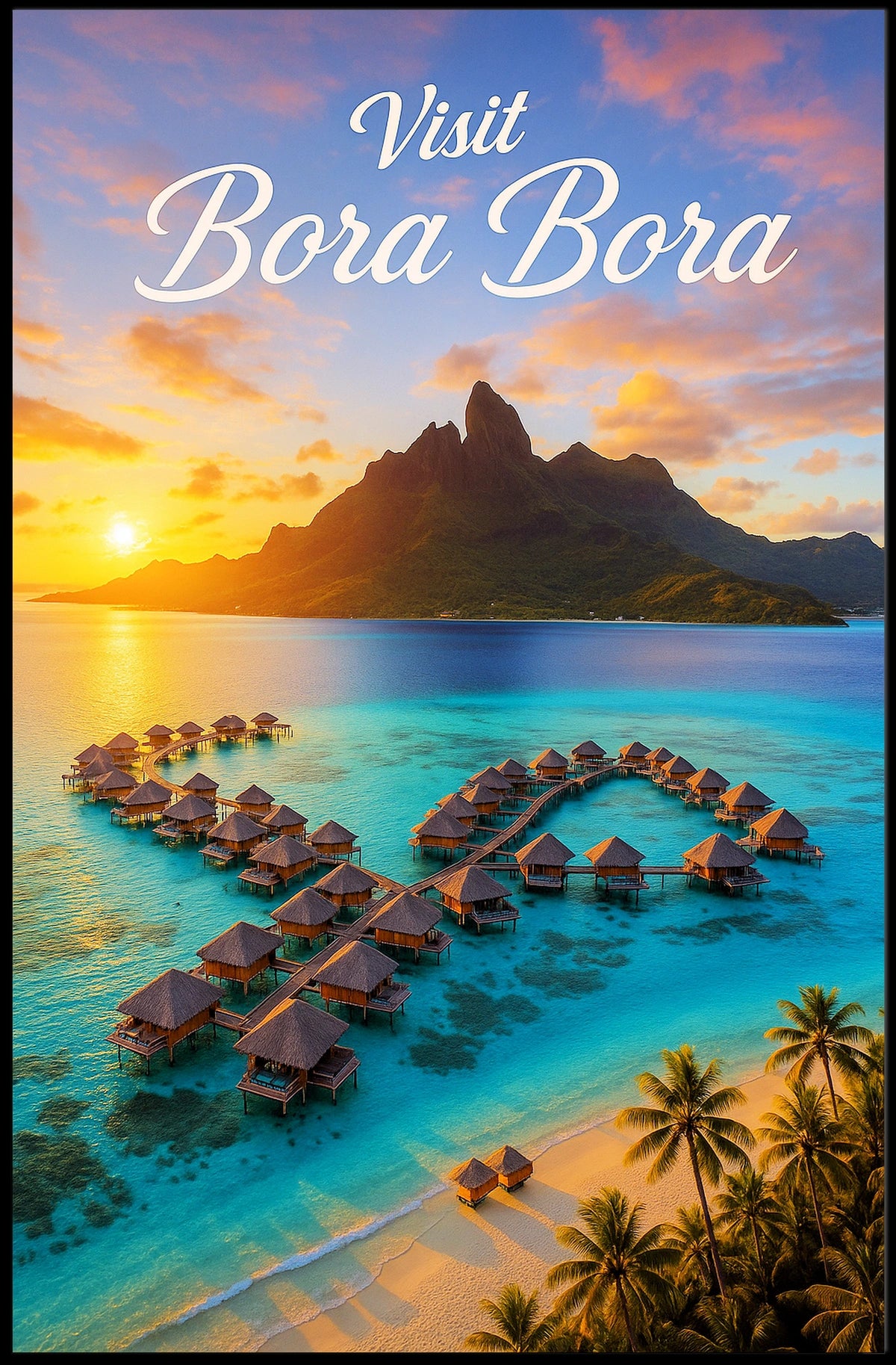 Discover Bora Bora Poster