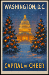 Washington, D.C. Capital Of Cheer Poster