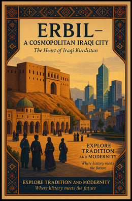 Erbil A Cosmopolitan Iraqi City Poster