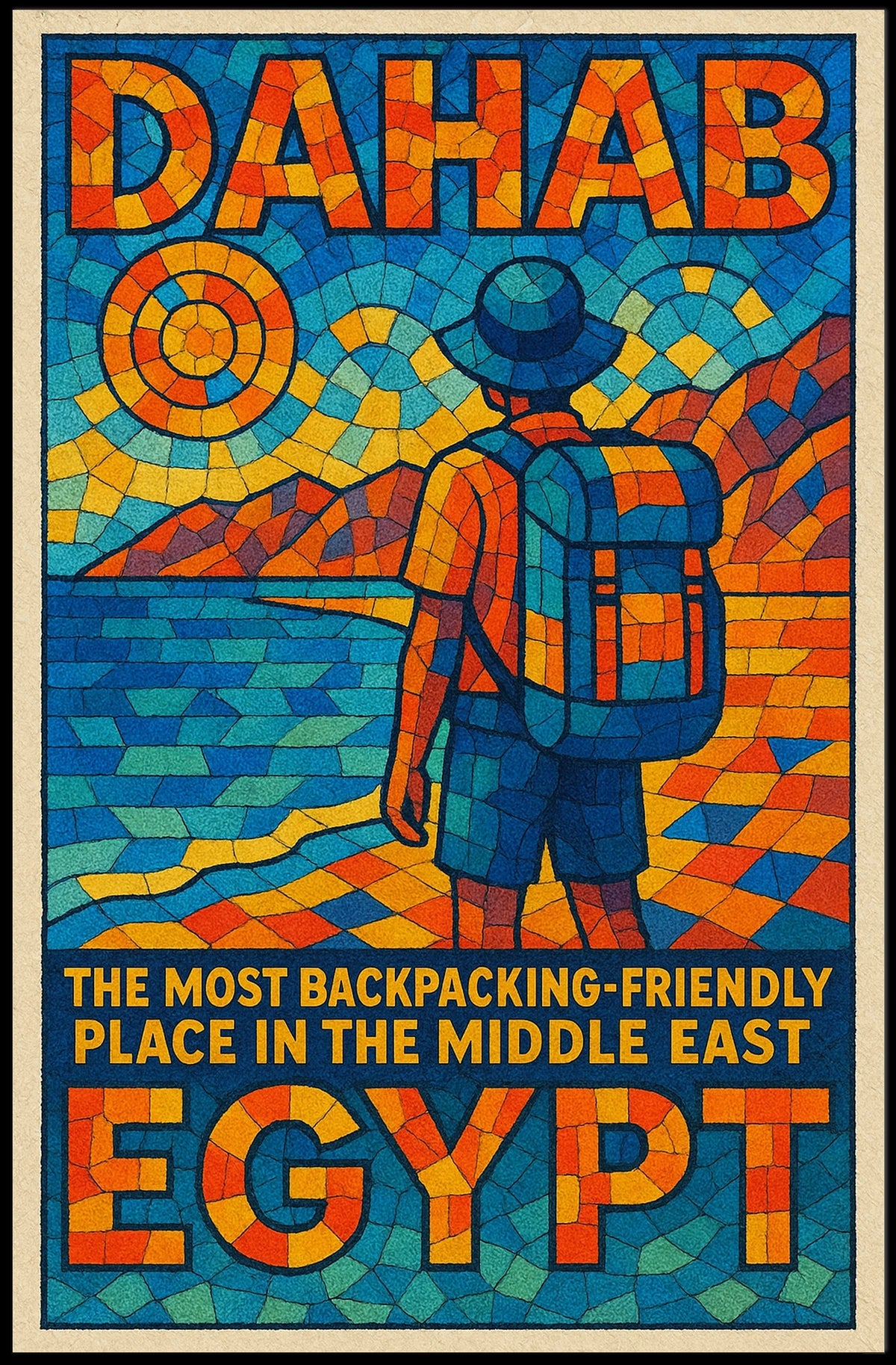 Discover Dahab, Egypt Poster