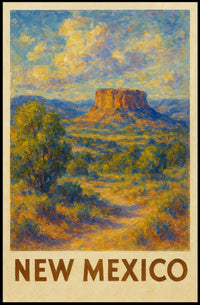 New Mexico Landscape Poster