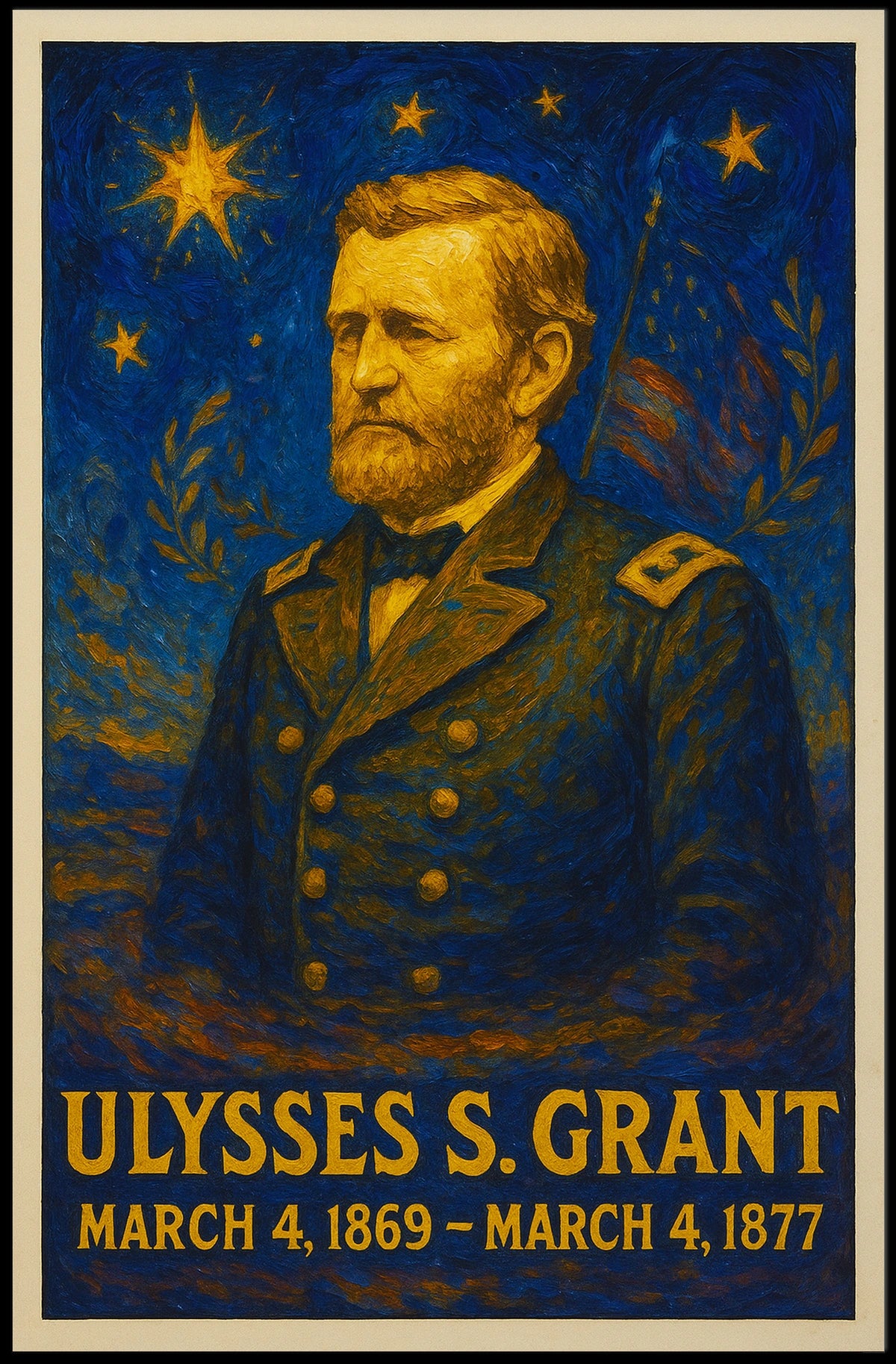 Ulysses S. Grant Presidential Tenure Poster