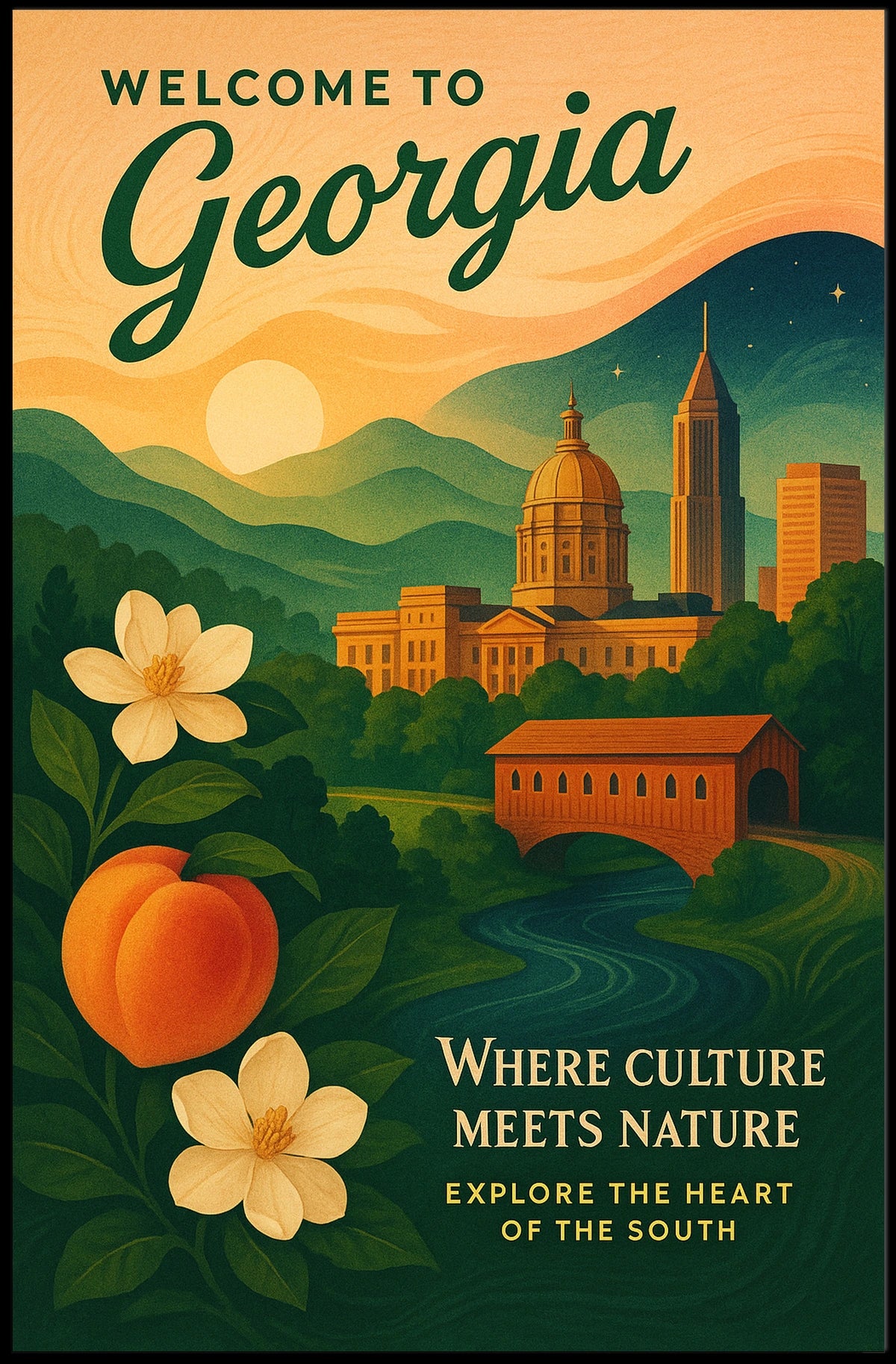 Welcome To Georgia Poster
