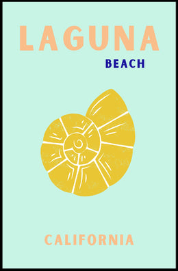 Laguna Beach Coastal Charm Travel Poster PosterGoat