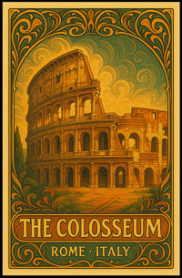 The Colosseum Rome, Italy Poster