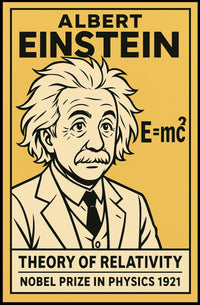Albert Einstein Theory Of Relativity Poster