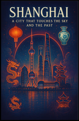 Shanghai A City That Touches the Sky Poster