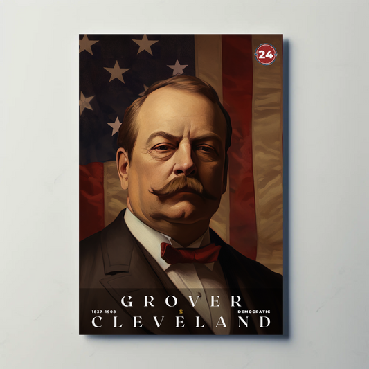 Grover Cleveland 24th President Of The United States Portrait
