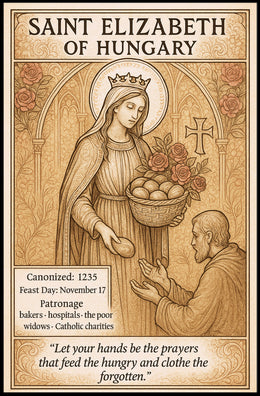 Saint Elizabeth of Hungary Poster PosterGoat