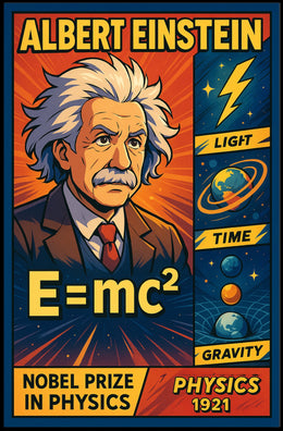 Albert Einstein Nobel Prize In Physics Poster