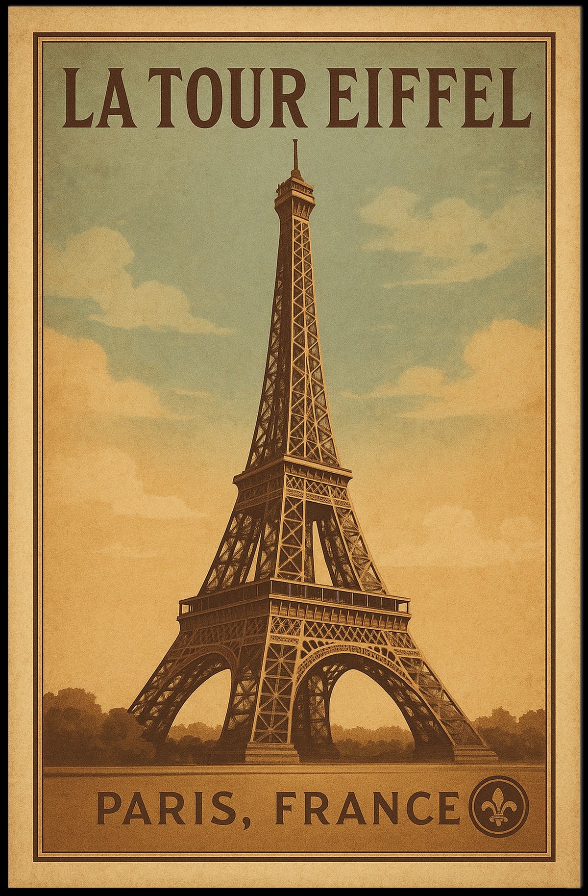 La Tour Eiffel Poster