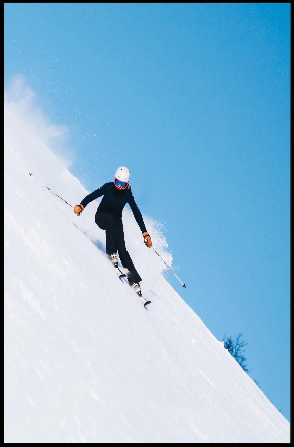 Skiing Adventure Poster