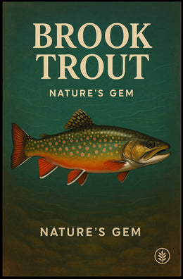 Brook Trout NatureS Gem Poster
