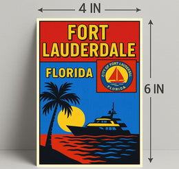 Fort Lauderdale, Florida Poster PosterGoat