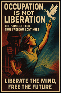Occupation Is Not Liberation Poster