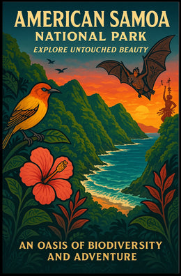 Explore Untouched Beauty at American Samoa National Park Poster