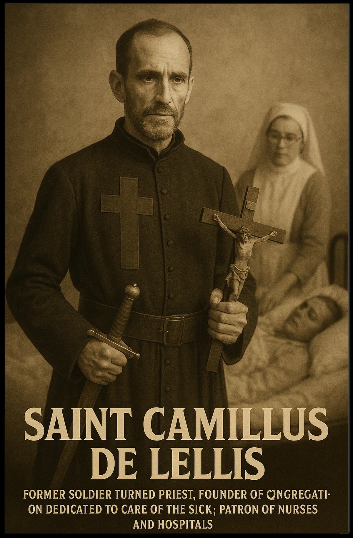 Saint Camillus De Lellis Poster