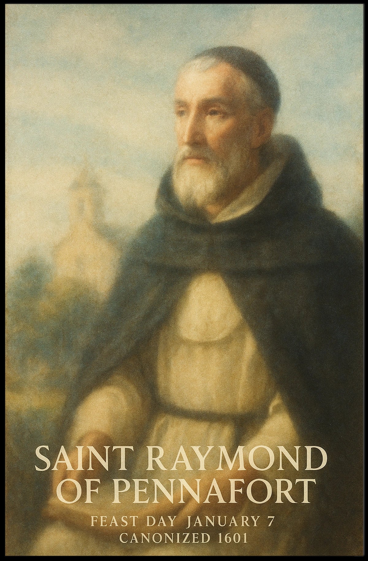 Saint Raymond Of Peñafort Poster