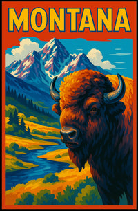 Montana Wilderness Poster