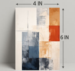 Abstract Geometric Harmony Abstract Poster
