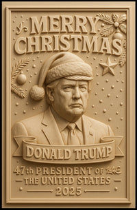 Santa Claus Christmas Cheer Festive Art Poster