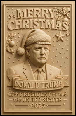 Santa Claus Christmas Cheer Festive Art Poster