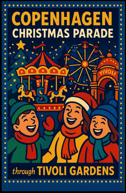 Copenhagen Christmas Parade Poster