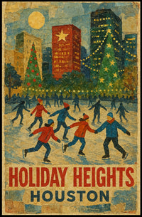 Holiday Heights In Houston Poster