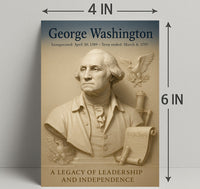 George Washington 1st President Poster PosterGoat