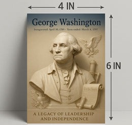 George Washington 1st President Poster PosterGoat