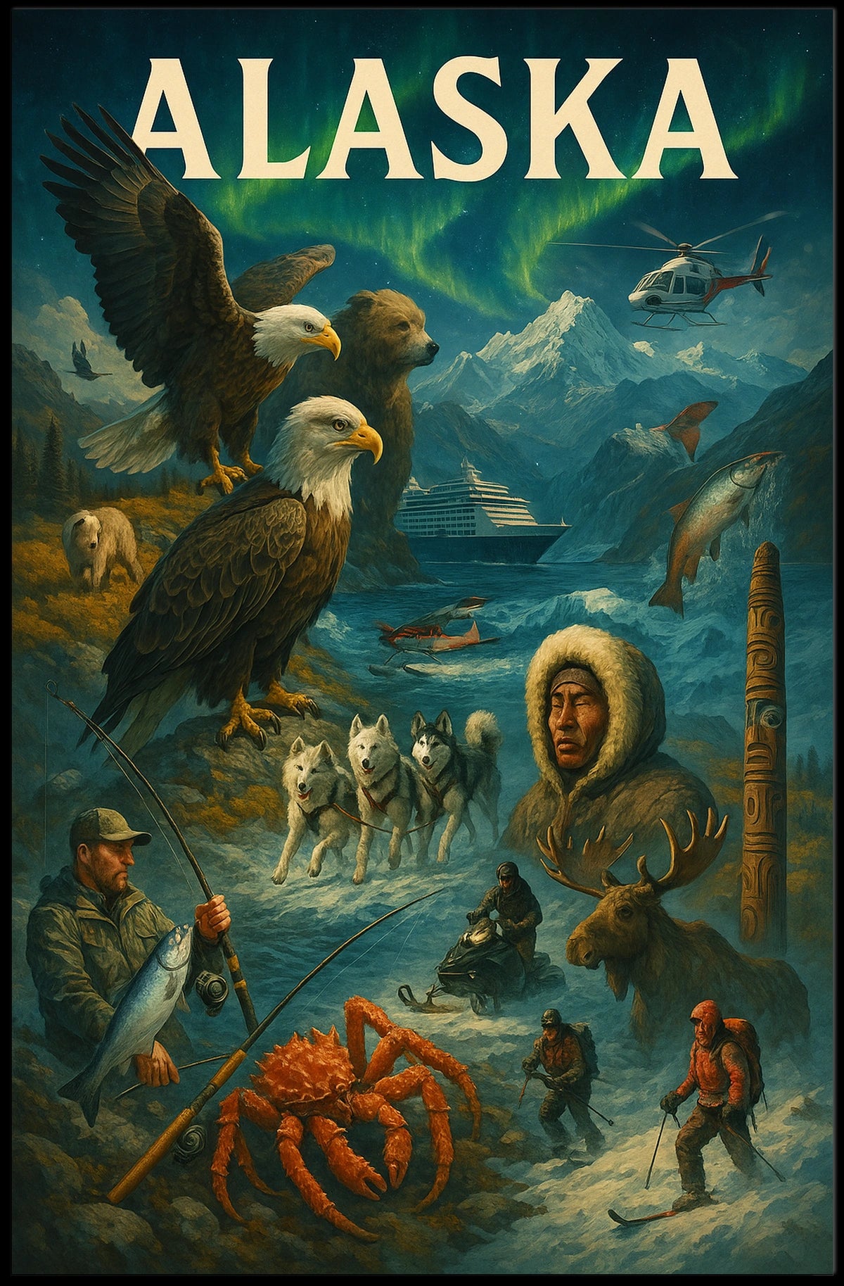 Alaska Adventure Poster