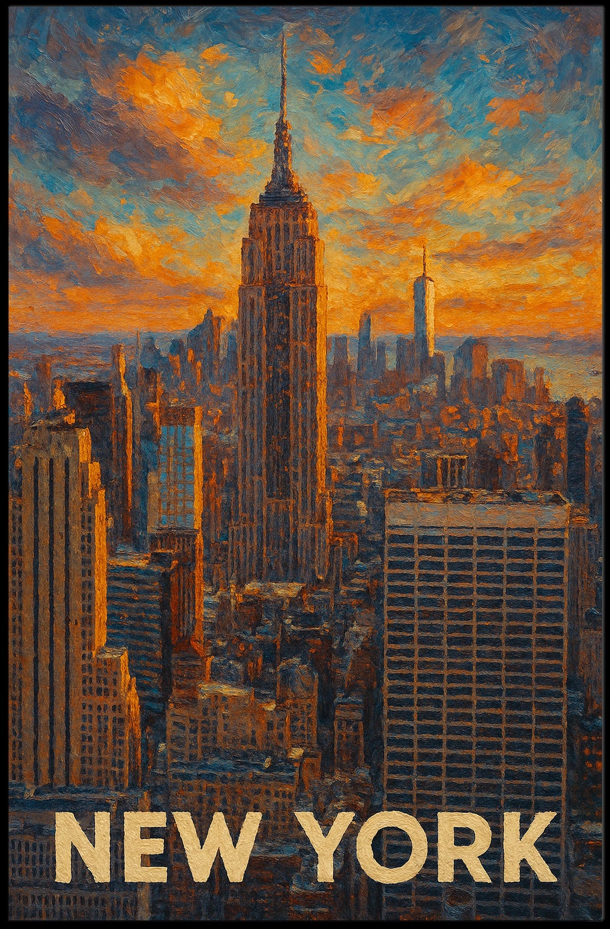 New York Skyline Poster
