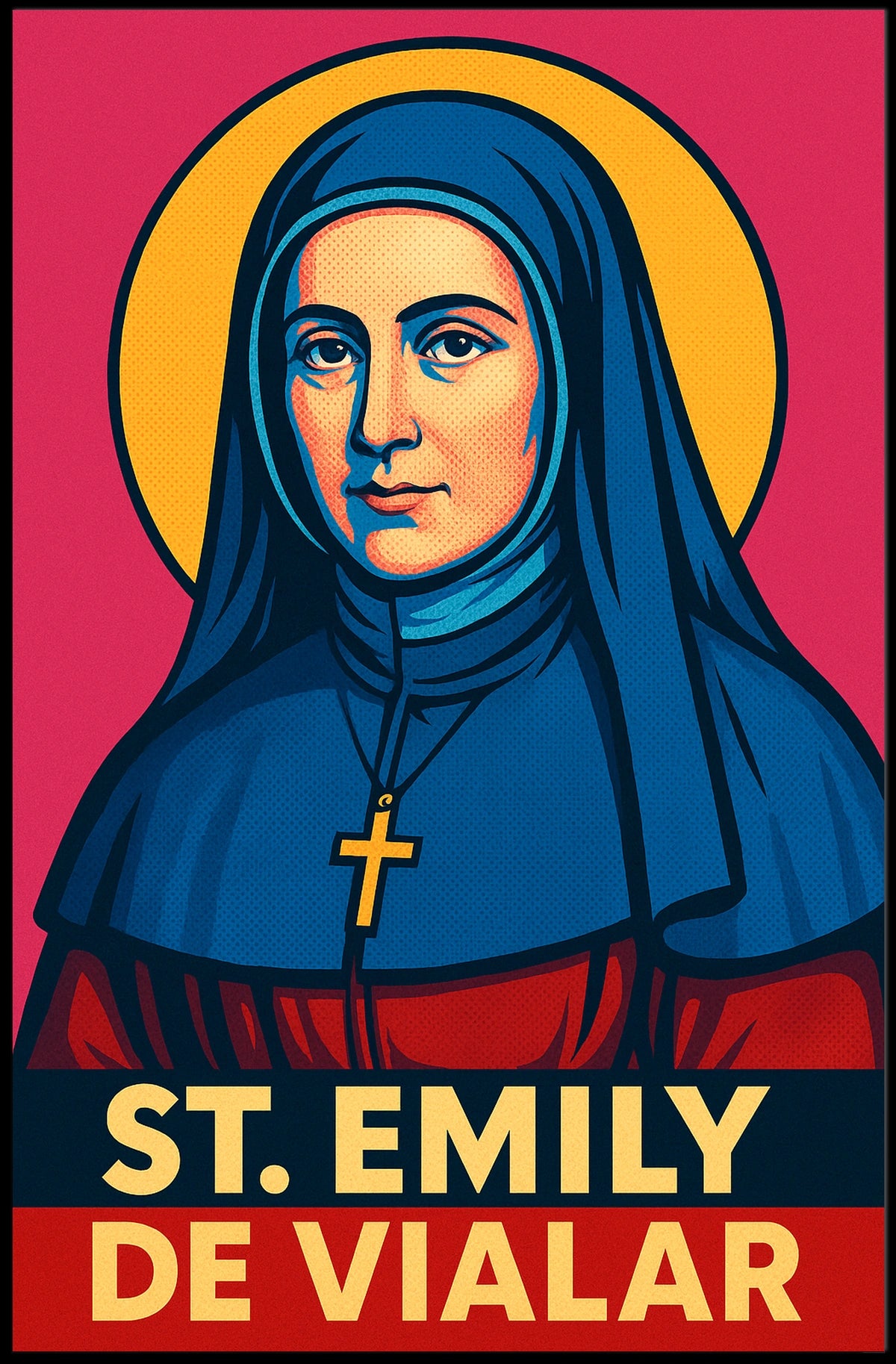 St. Emily de Vialar Poster