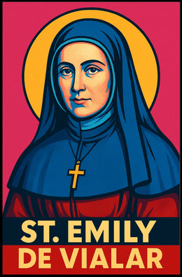 St. Emily de Vialar Poster