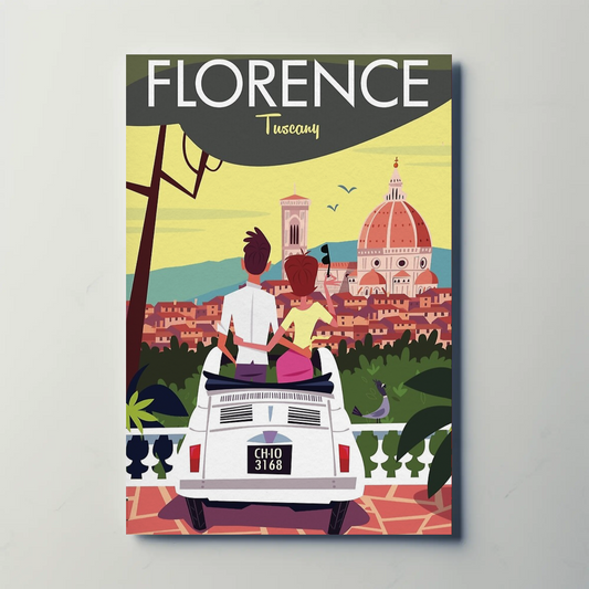 Florence Travel Poster