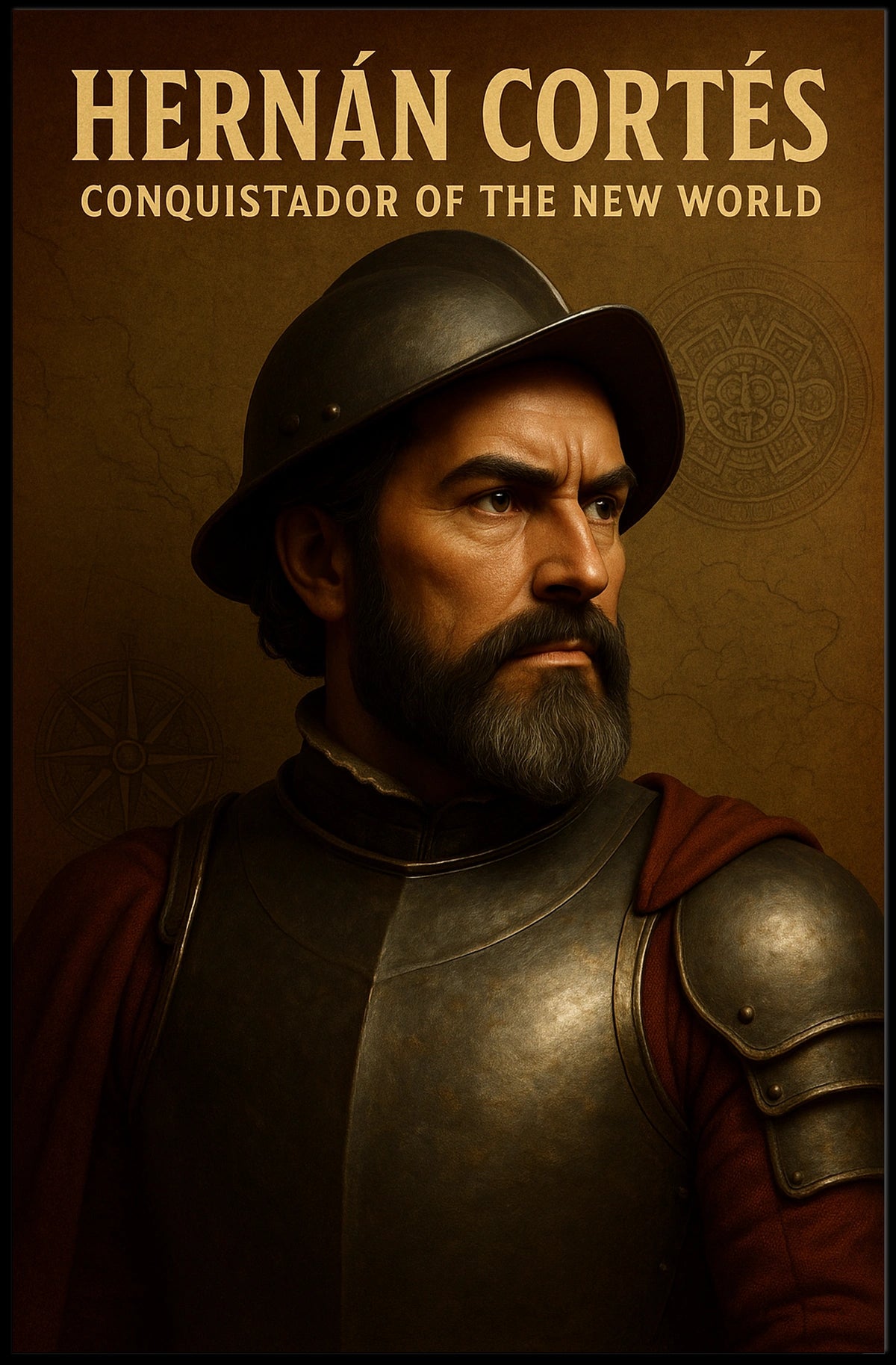 Hernán Cortés Conquistador Of The New Poster
