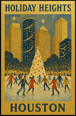 Holiday Heights In Houston Poster