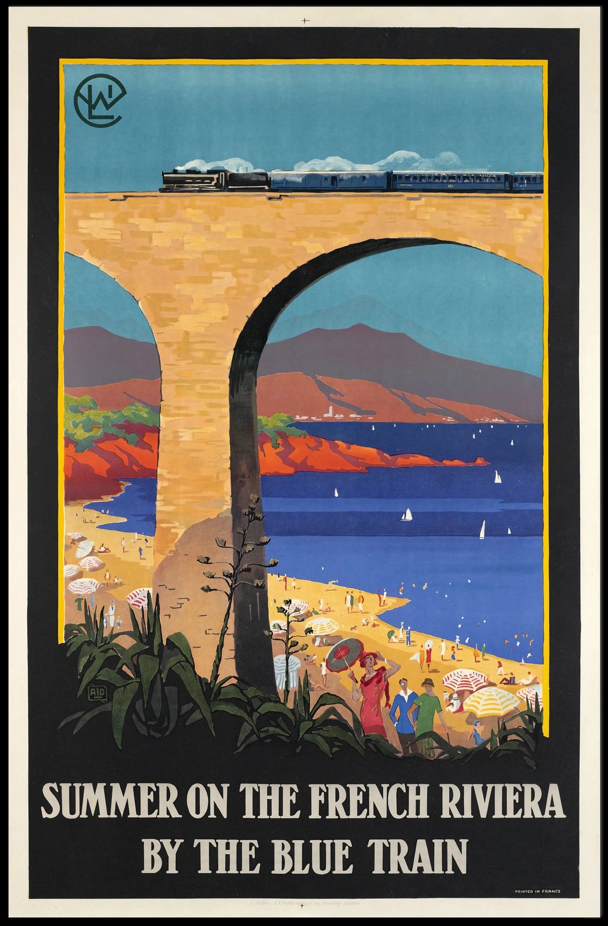 Summer On The French Riviera Poster