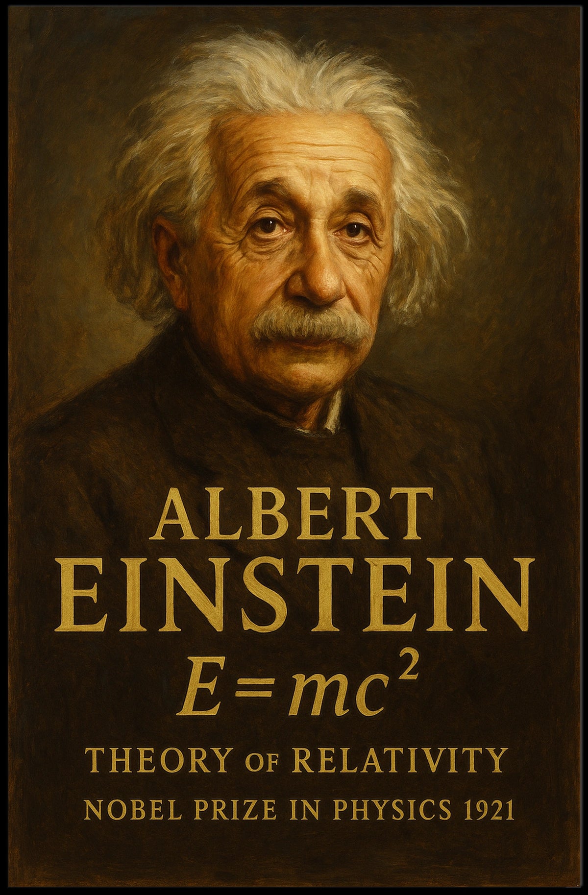 Albert Einstein Theory Of Relativity Poster