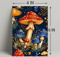 Enchanted Mushroom Forest Fantasy or Mythology Poster