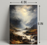 Majestic Mountain Landscape Poster