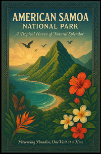 American Samoa Beauty National Park Poster