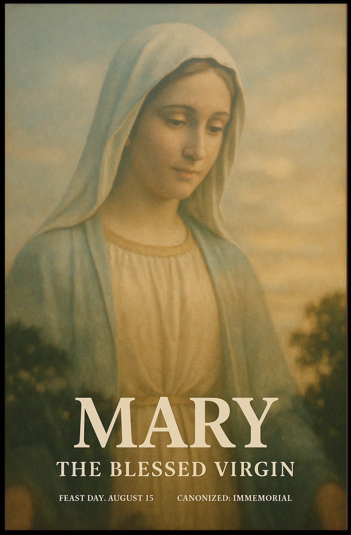 Mary The Blessed Virgin Poster