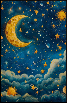 Celestial Dreams William Morris Art Poster