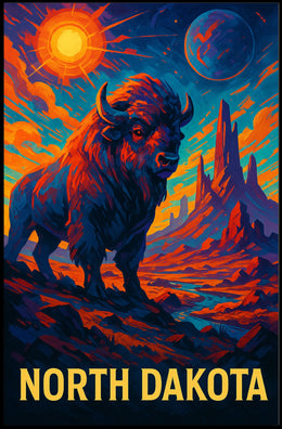 North Dakota Majestic Wilderness Poster
