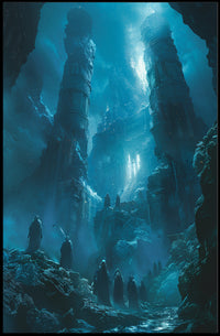 Mystical Underwater Ruins Fantasy or Mythology Poster PosterGoat
