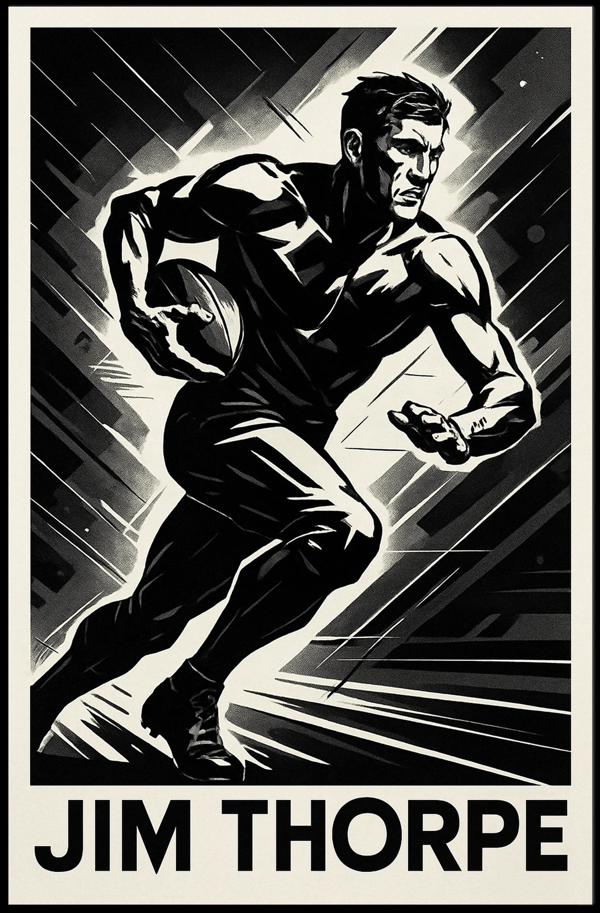 Jim Thorpe Athletic Legend Poster